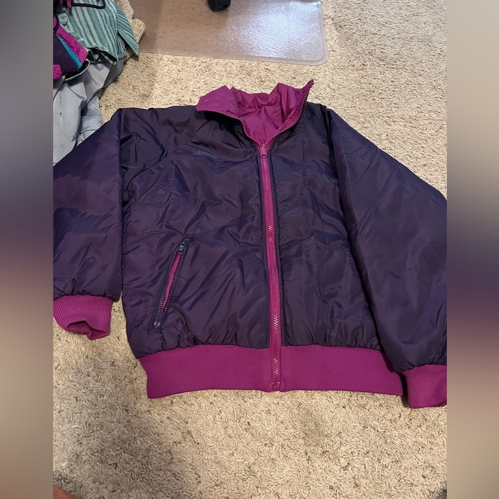 Two toned purple Columbia jacket
